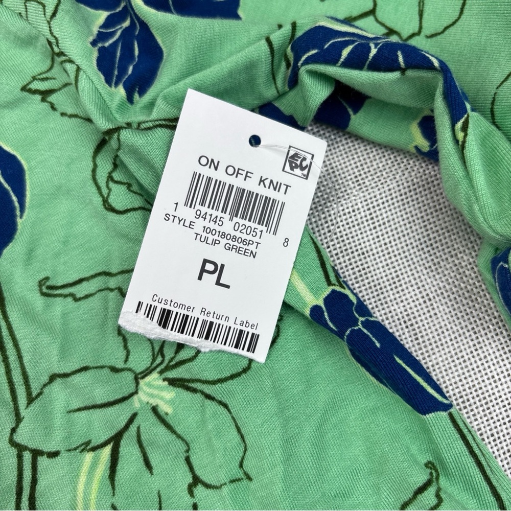 Style & Co Petite Tulip Menagerie on/Off Top Size PL - Picture 4 of 12